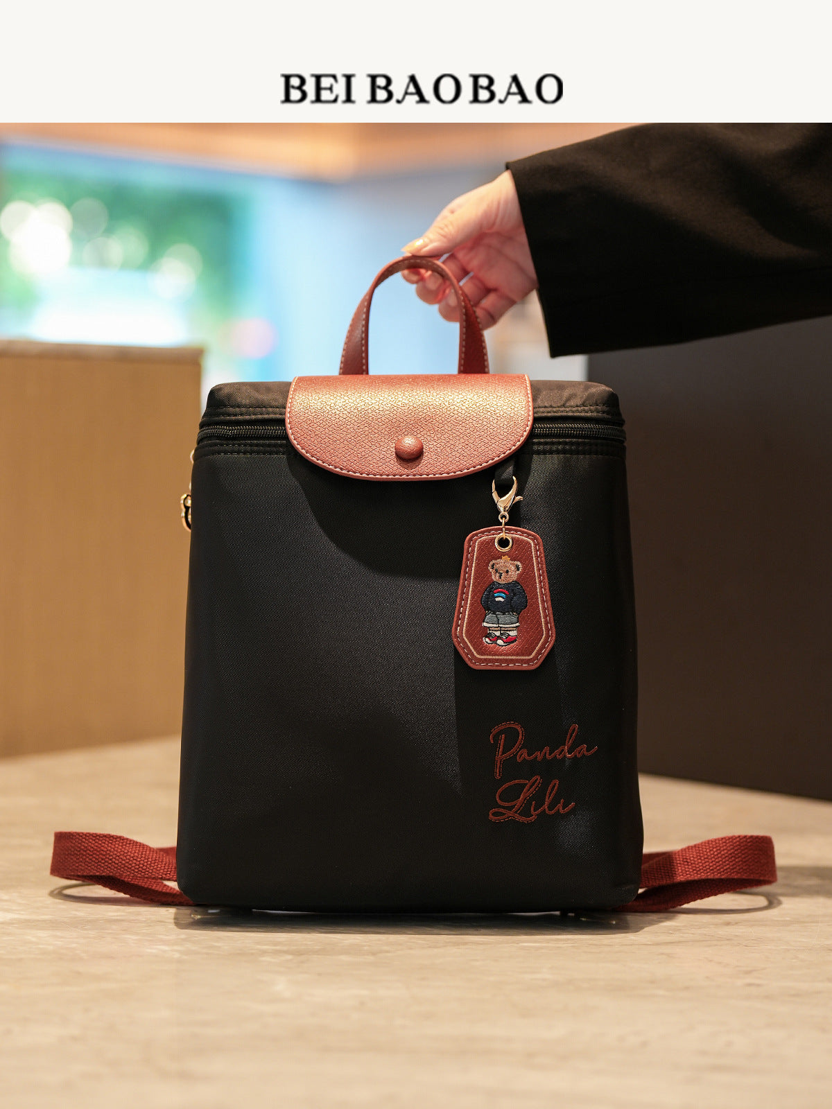 Women's Nylon Leisure Commuter Large Capacity Portable Women's Backpack