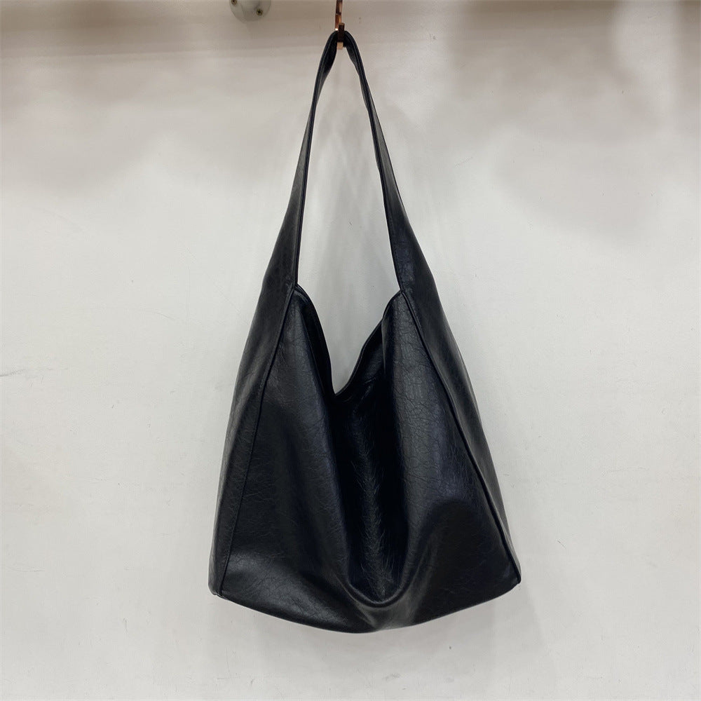 Women's Large Capacity Winter Korean Texture Trendy Simple Bags