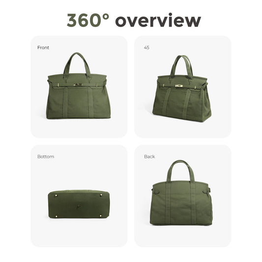 Durable Canvas High-grade Plain Large Capacity Tote Bags