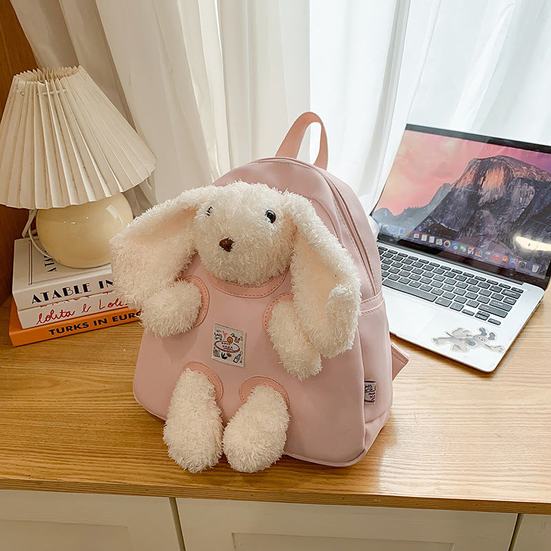Women's Cute Cartoon Fashion Good-looking Design Sense Niche Leisure Backpack