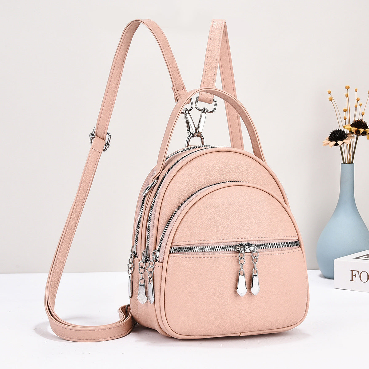 Large Capacity Female Lady Mom Soft Women's Backpack