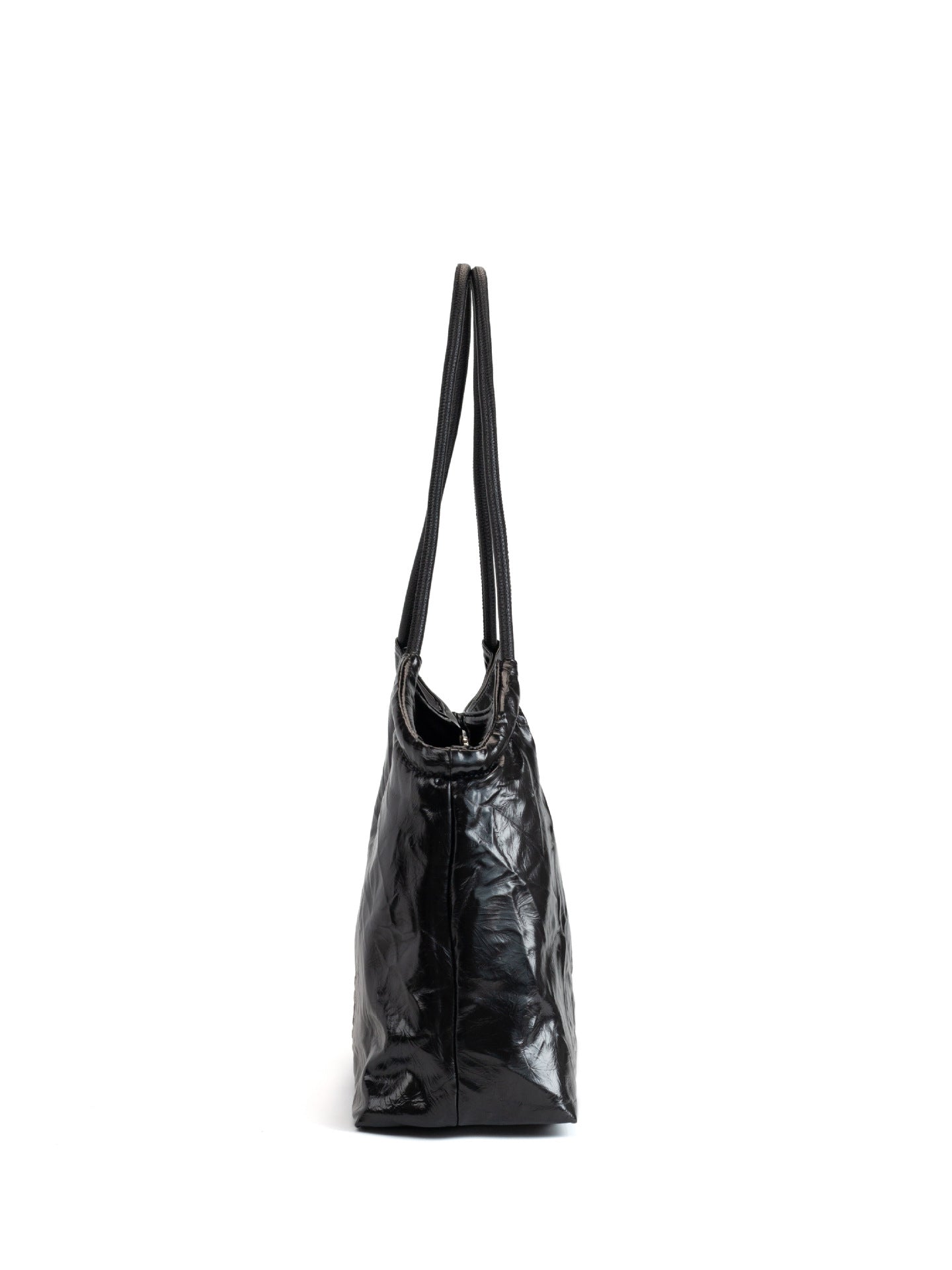 Black Color Pleats Large Capacity Totes High-grade American Hot Portable Tote Bag