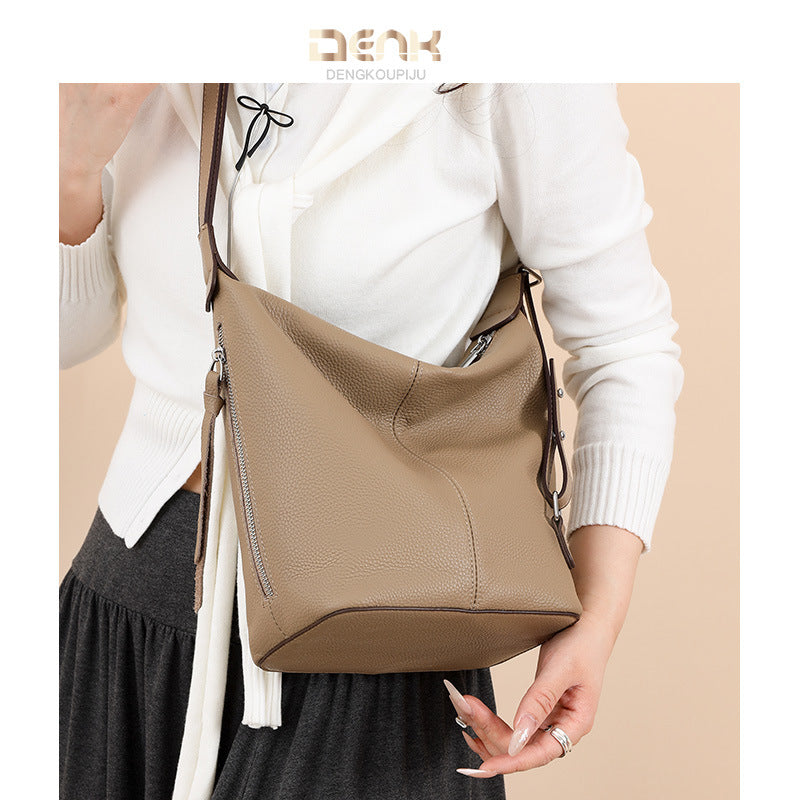 Women's Genuine Leather Trendy Top Layer Fashion Women's Shoulder Bag