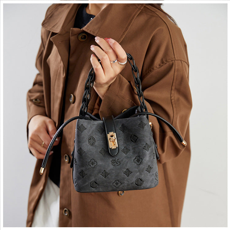 Women's Fashion Spring Light Luxury Portable Korean Style For Bucket Bags