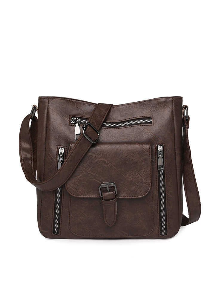 Women's Fashion Saddle Vintage Large Capacity For Women's Shoulder Bag