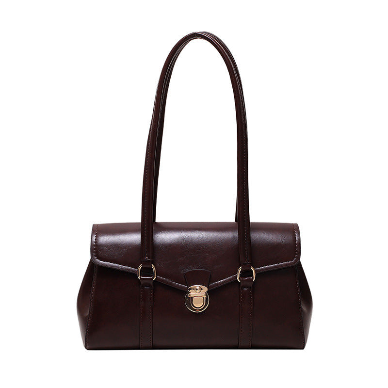 High-grade Red French Retro Underarm Special Women's Shoulder Bag