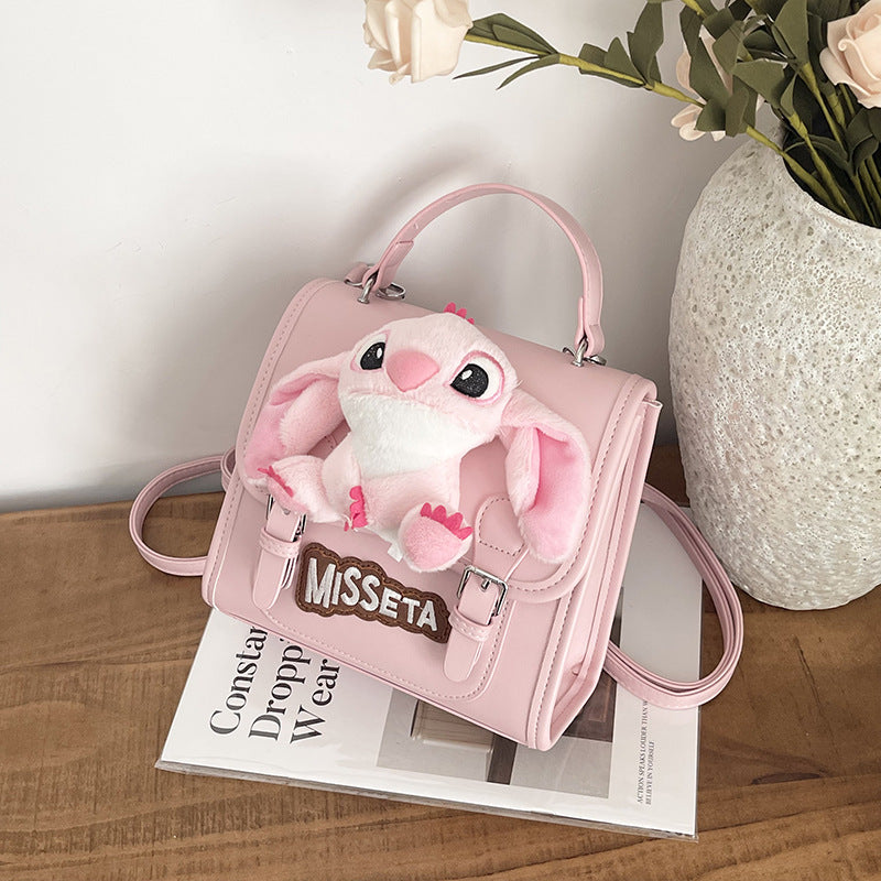 Women's Korean Style Cute Plush Doll Sweet Bags