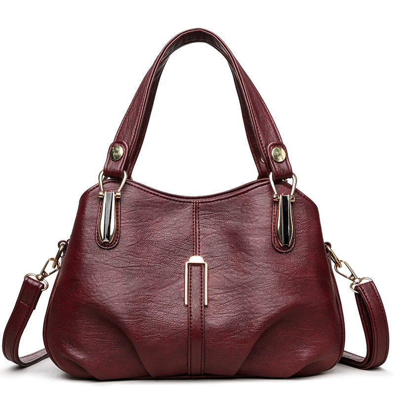 Women's Fashion Simple Popular Mom Portable Women's Handbag