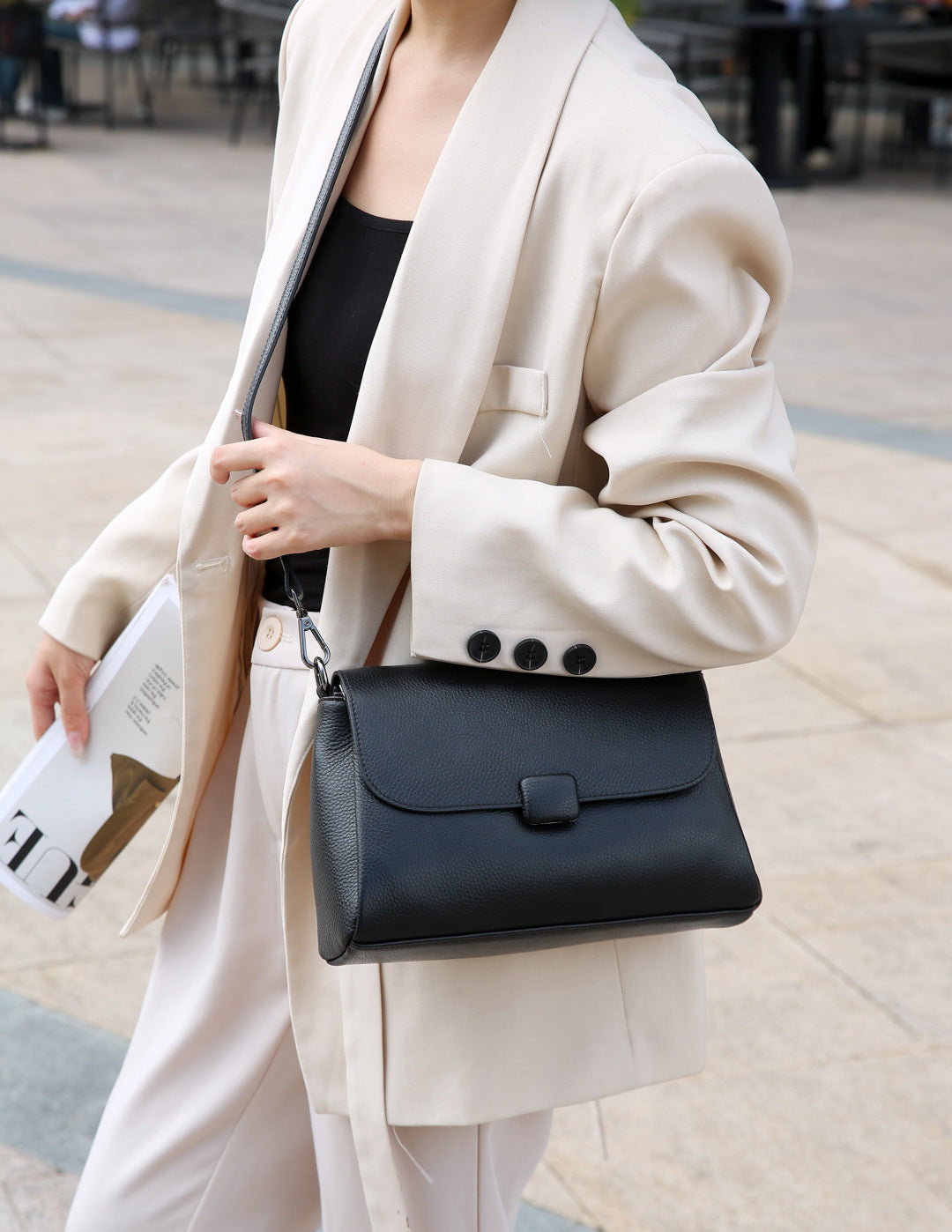Women's Genuine Leather Cow Fashion Mom Large Capacity Women's Handbag