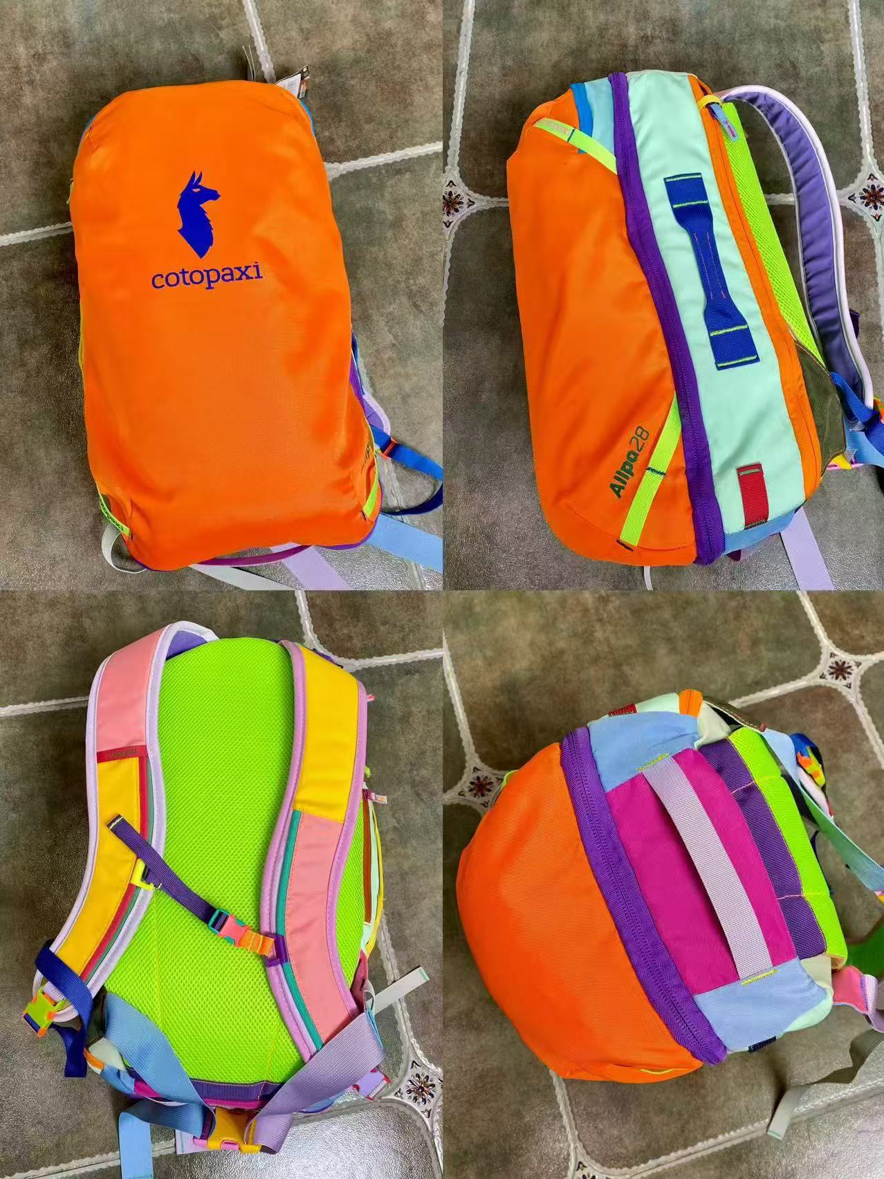 Alpaca Dopamine Contrast Color Large Capacity Sports Backpack