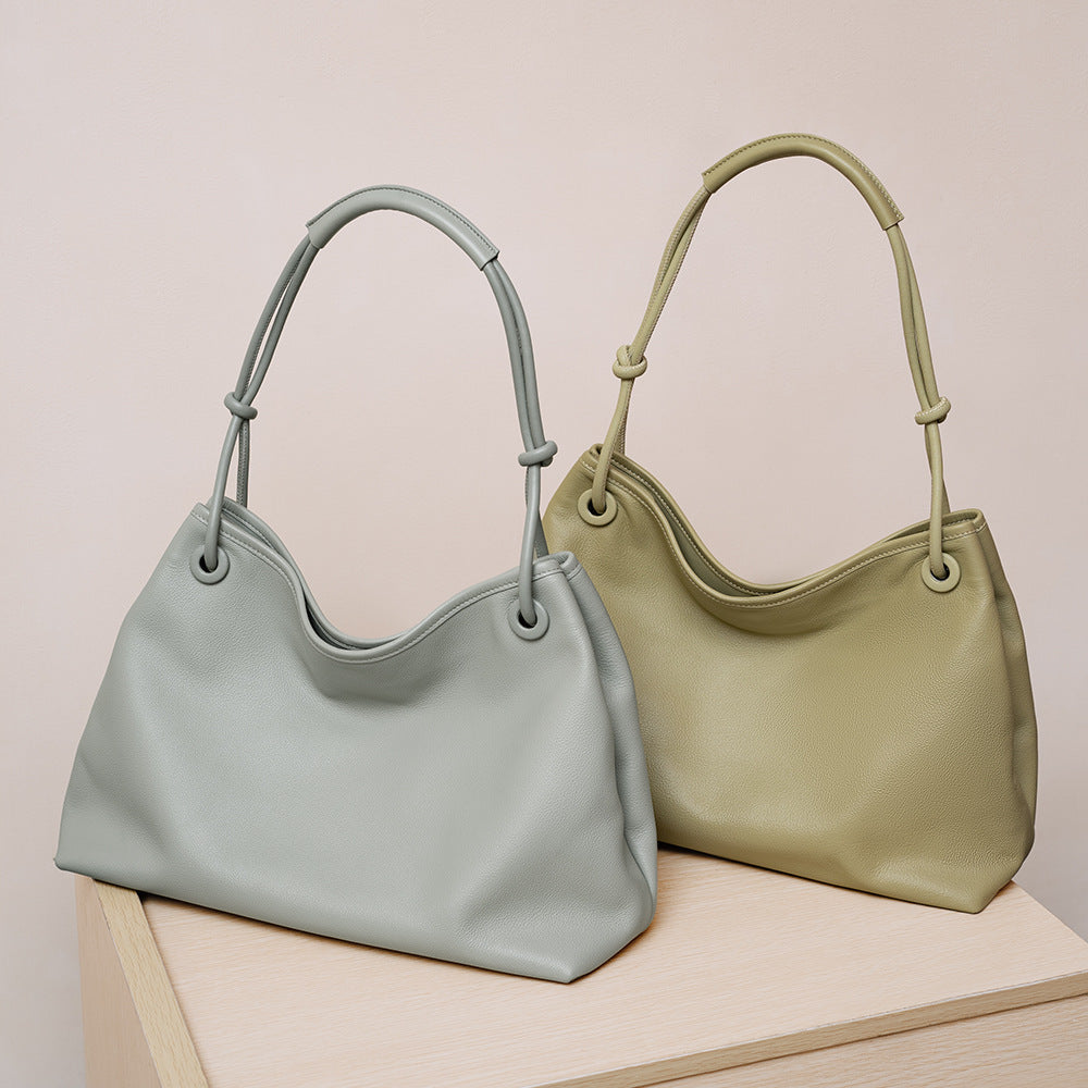 Women's Design Simple Large Capacity Underarm Commuter Tote Bag