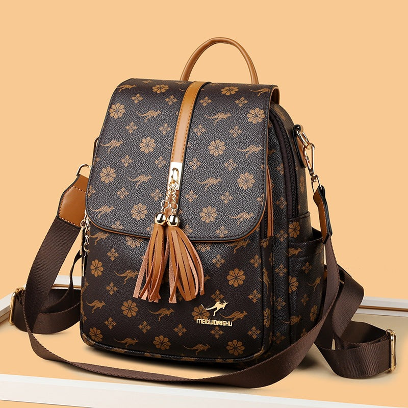 Women's Korean Fashion Leisure Large Capacity Trendy Women's Backpack