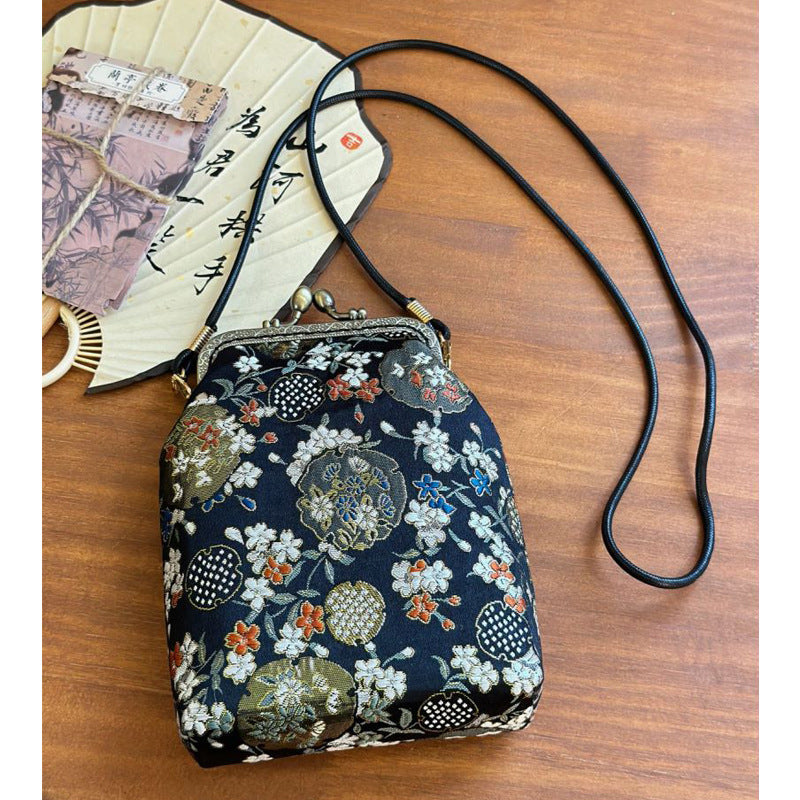 Women's Handmade Chinese Style Cheongsam Skirt Vintage Change Frame Purses