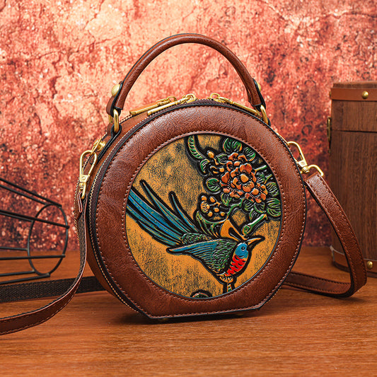 Women's High Quality Simple Commute Large Capacity Ethnic Shoulder Bags