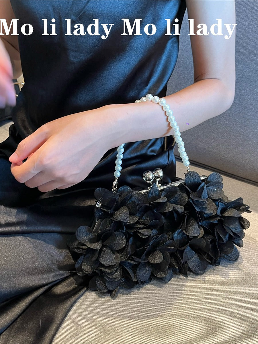 Petals Dinner Banquet Clutch Cheongsam Formal Dress Women's Handbag