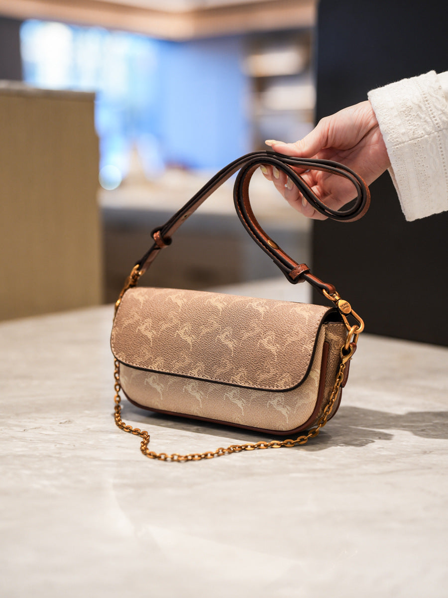 Women's Advanced Texture Trendy Home Underarm Chain Women's Messenger Bag