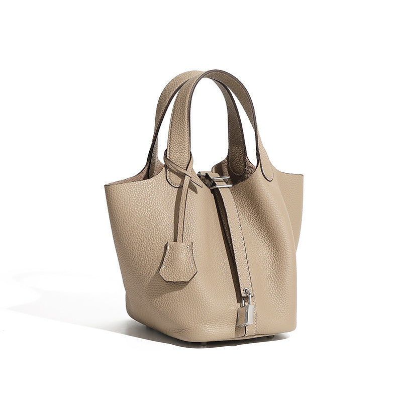 Women's Basket Genuine Leather Mummy Bridal Wedding High Women's Handbag