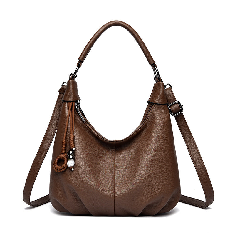 Women's Simple Hobo Korean Style Big Women's Shoulder Bag
