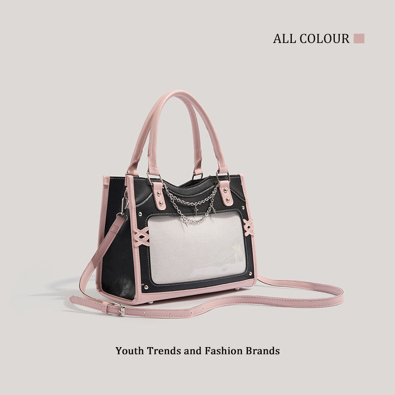 Style Two-dimensional Snacks Cartoon Niche High-grade Sweet Handbags
