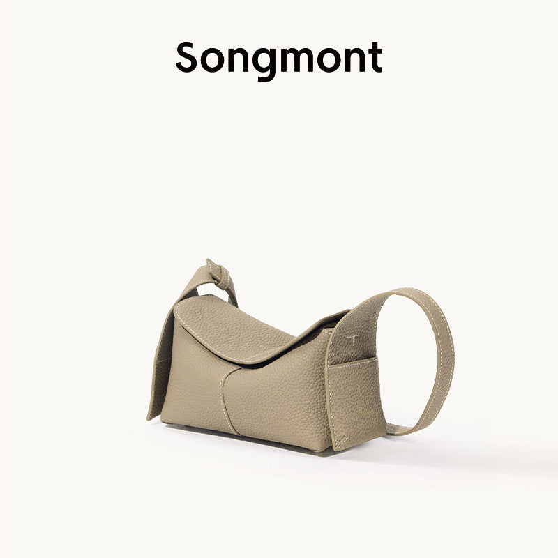 Hanging Series Portable Roof Layer Cowhide Women's Shoulder Bag