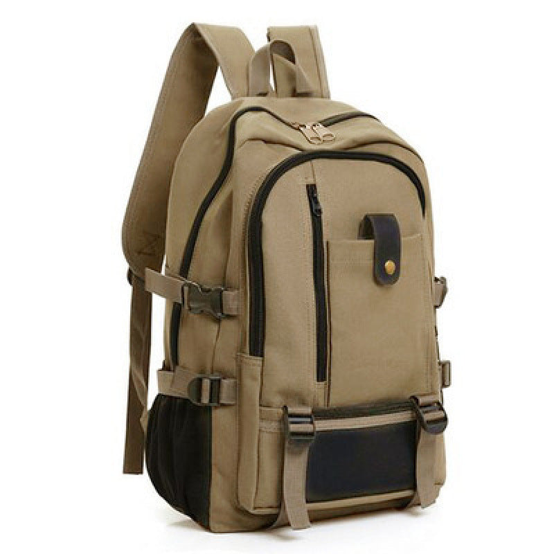 Men's Site Tools Canvas Labor Protection Repair Woodworking Leisure Backpack