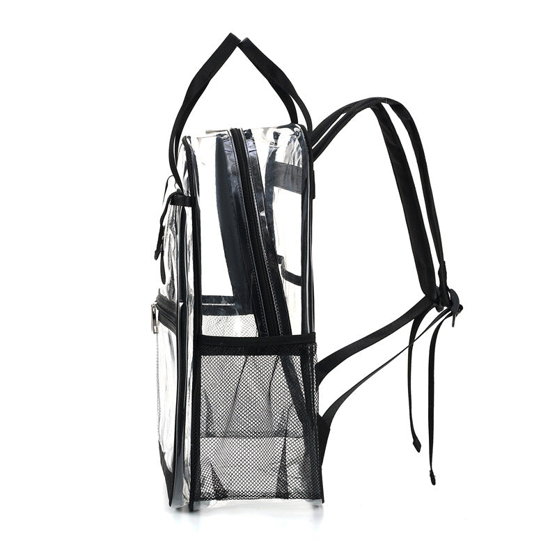 Transparent Large Capacity Short Trip Computer Leisure Backpack