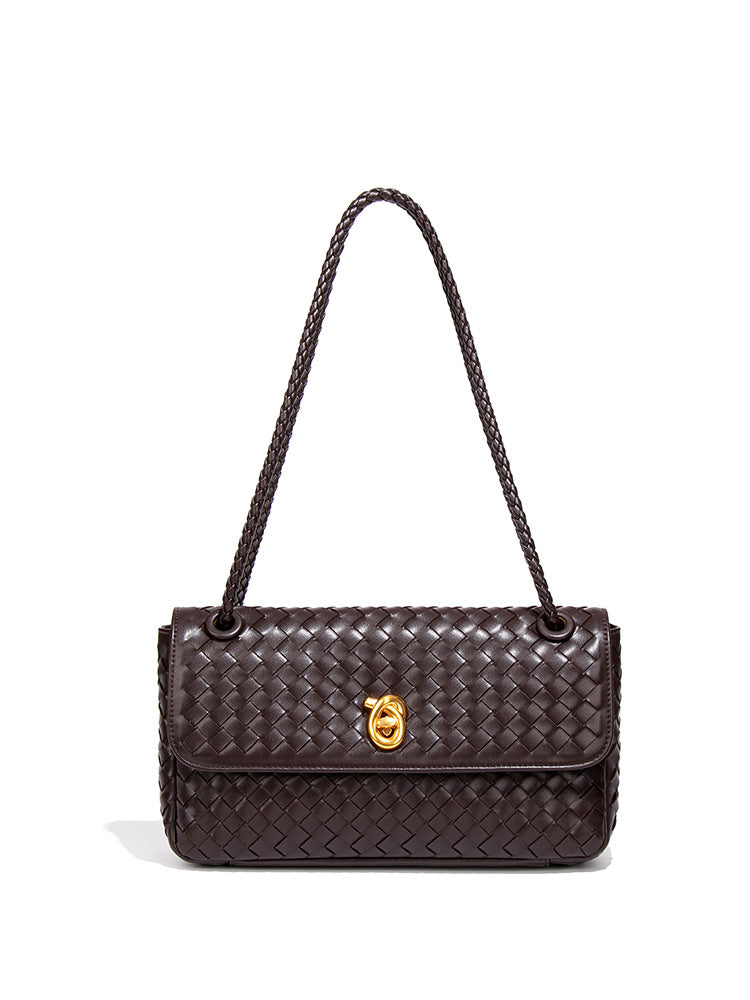 New Dinner Suede Fashion Flap Horizontal Women's Shoulder Bag