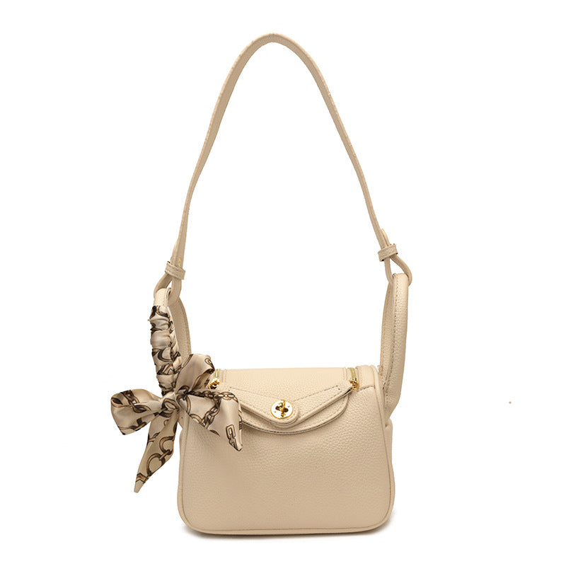 Women's High-grade Lychee Pattern Trendy Fashion Minority Design Bags