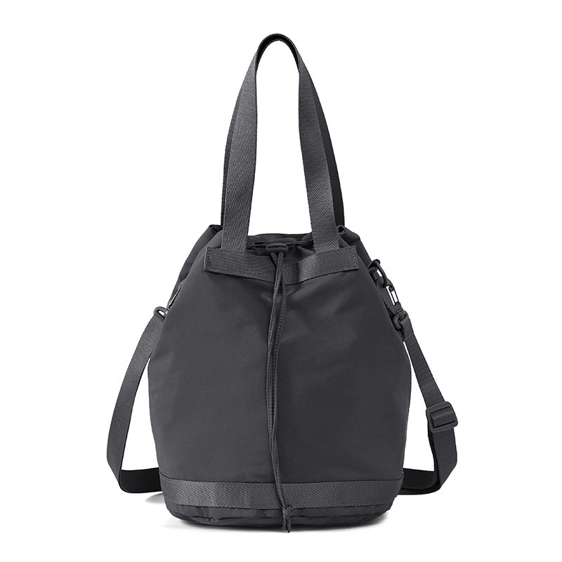Drawstring Hand Large Capacity Strap Detachable Bucket Bag