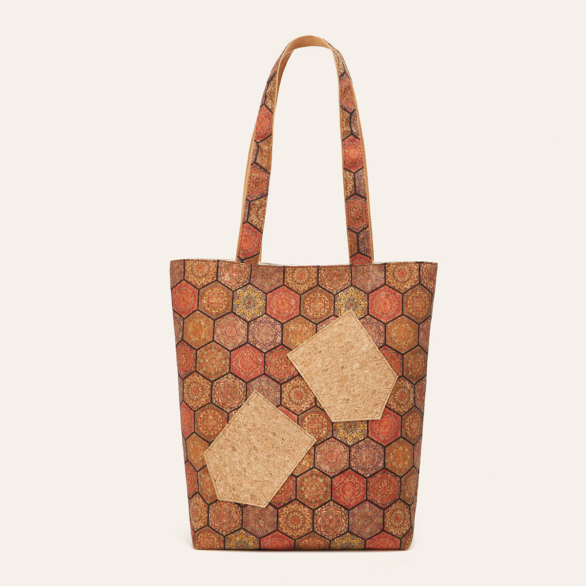 Fashion Retro Printed Cork Bohemian Commuter Women's Shoulder Bag