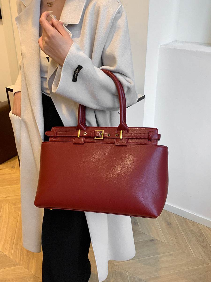 Retro Large Capacity Simple Fashion Commuter Tote Bags