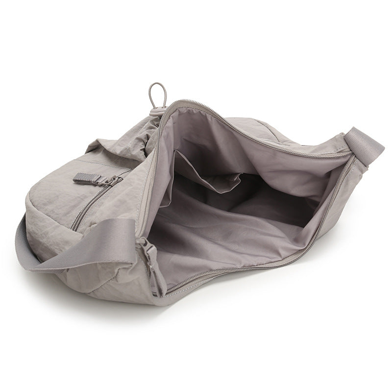 Women's Korean Fashion Simple Lightweight Large Capacity Drawstring Bags