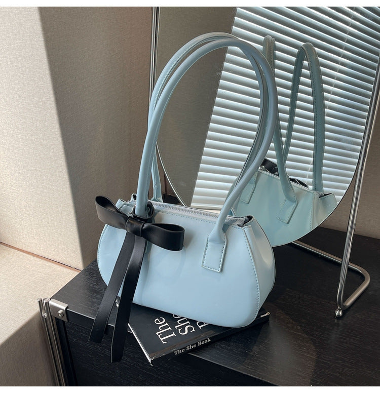 Women's Korean Style Popular Design Bow Underarm Bags