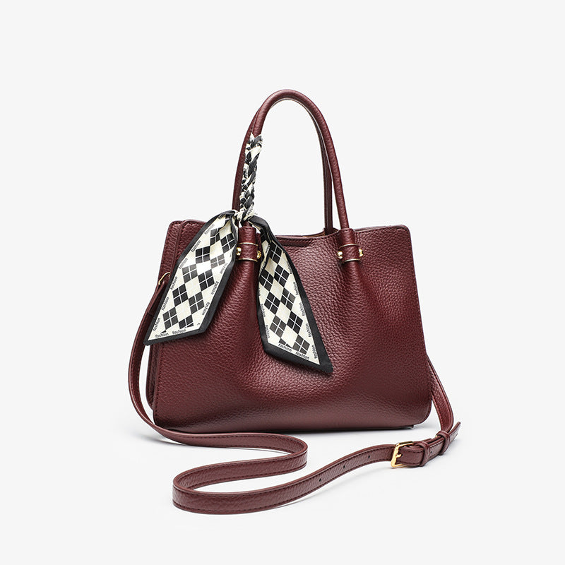 Women's Korean Style Retro Vegetable Basket Commuter Temperament Wild High Bucket Bags