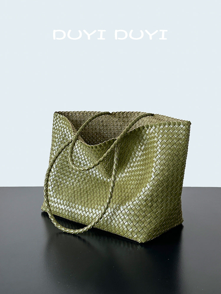 Women's Affordable Luxury Fashion Tide Hand-woven Short-distance Travel Bags
