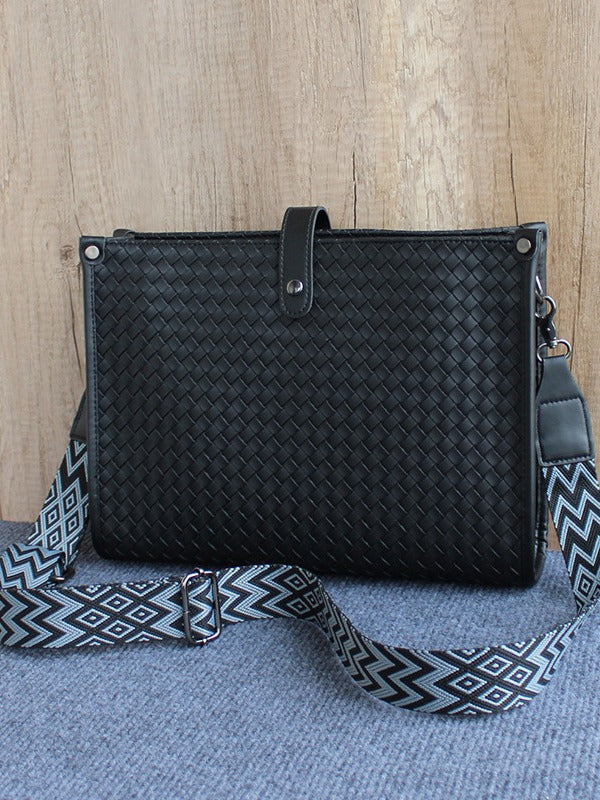Men's Fashion Large Capacity Computer Soft Leather Bags