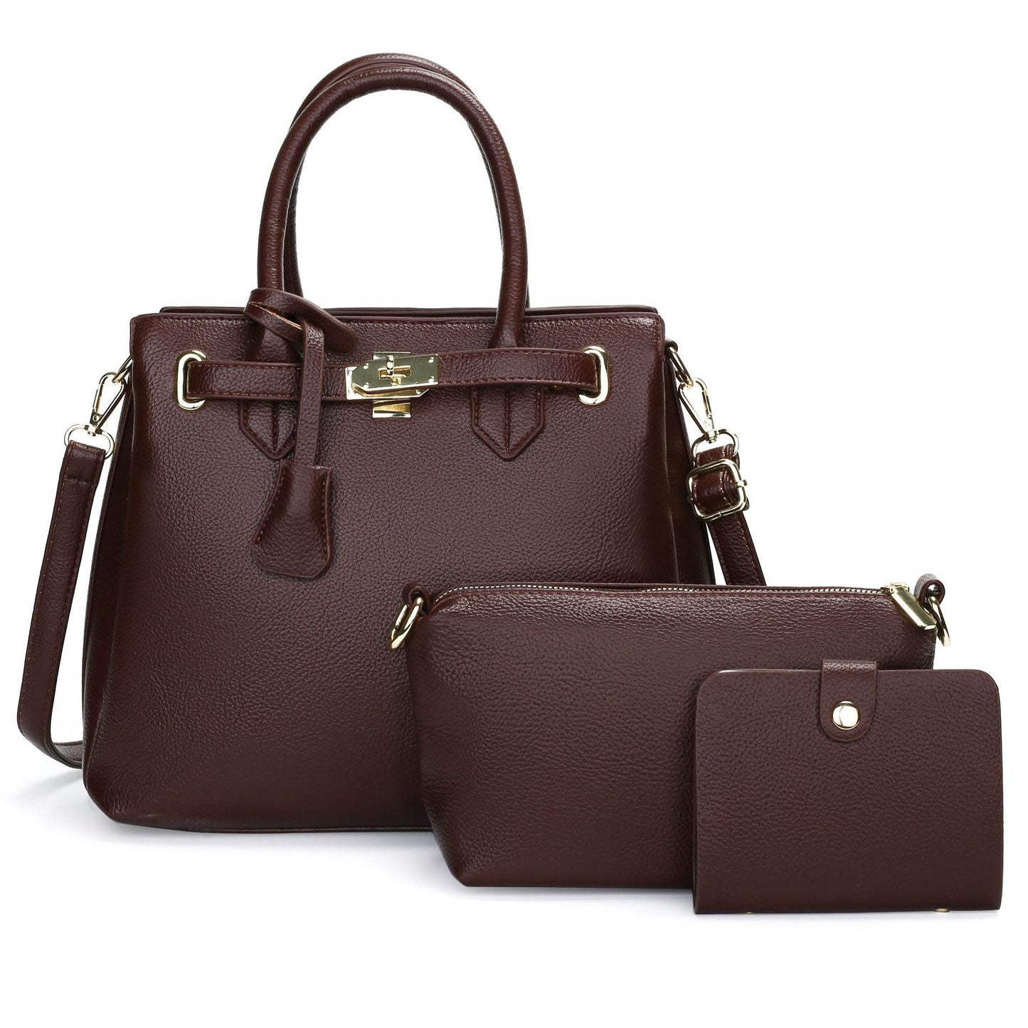Women's Autumn Simple Large Capacity Textured Commuter Western Bags