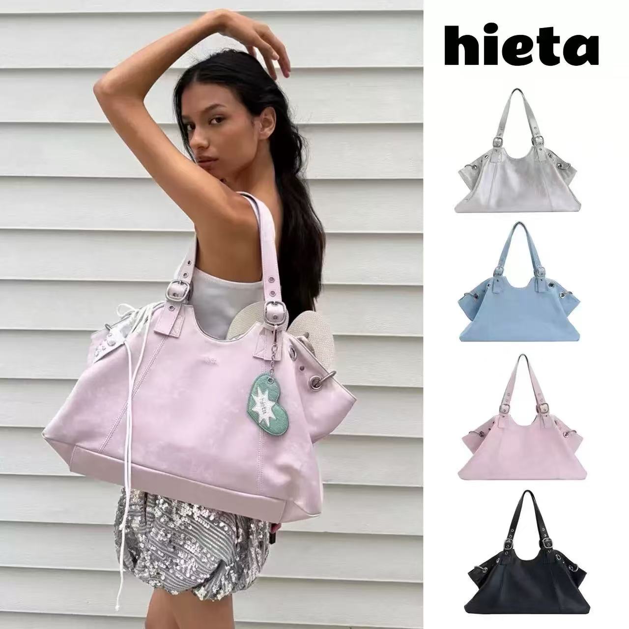 Niche Rivet Large Capacity Fashion Portable Bags