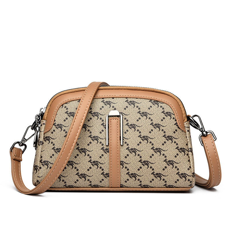 Casual Women's Fashionable Printed Mother Shell Women's Messenger Bag