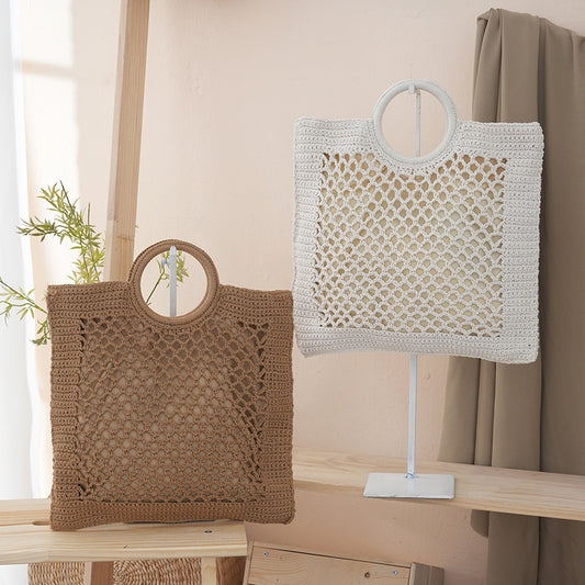 Women's Straw Woven Fishing Net Beach Korean Women's Handbag