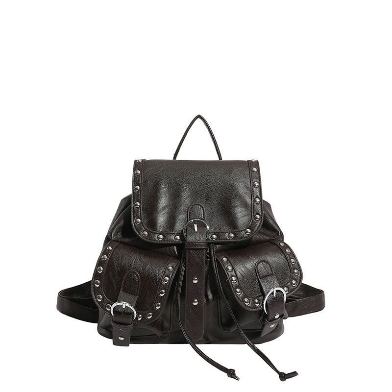 Fashion Studded High Sense Trendy Unique Large Capacity Women's Backpack