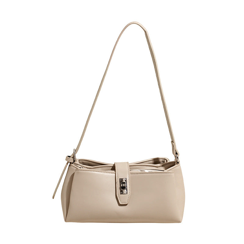 Simplicity Niche Female Summer Western Texture Leisure Underarm Bag