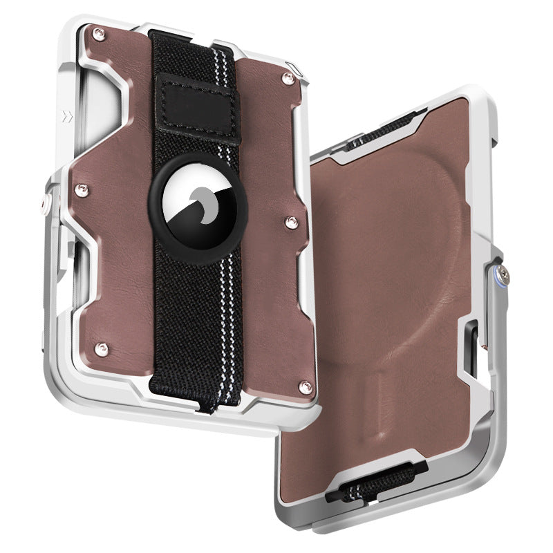 Men's Swiping Credit Business Metal Magnetic Card Pack Card Sleeve