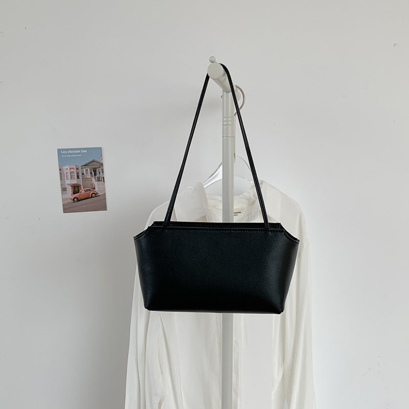 Women's Korean Simple Sheepskin Commuter Large Capacity High-grade Underarm Bag