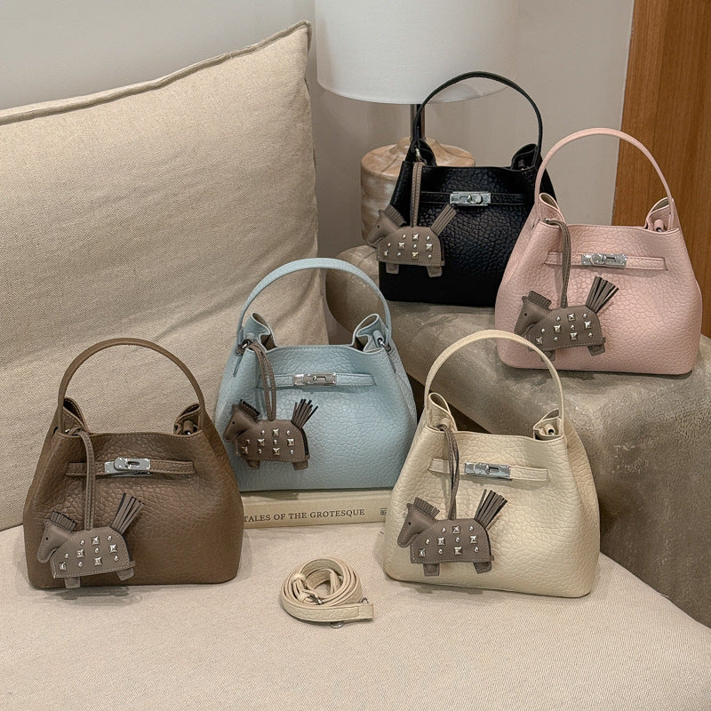 Spring Fashion Good-looking Commuter Vegetable Basket Bucket Bags