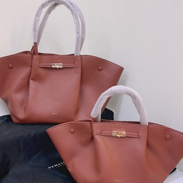 Women's Wings Style York Genuine Leather Large Capacity Tote Bag