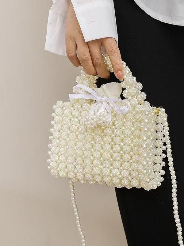 Waxberry Beads Niche Handmade Versatile Wear Women's Handbag