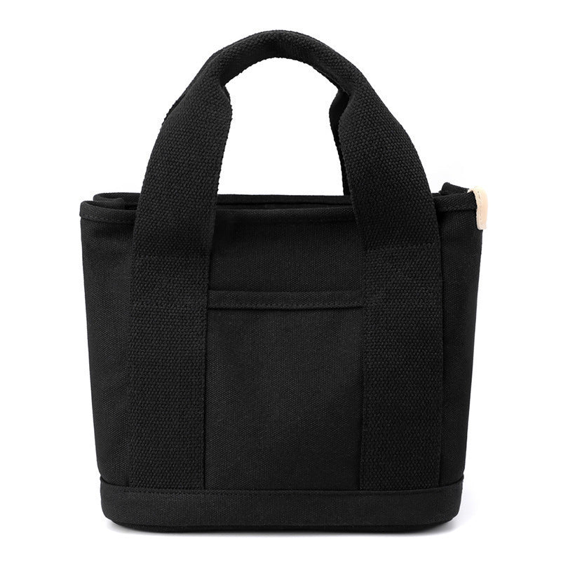 Portable Thick Niche Zipper Simple Mobile Bags