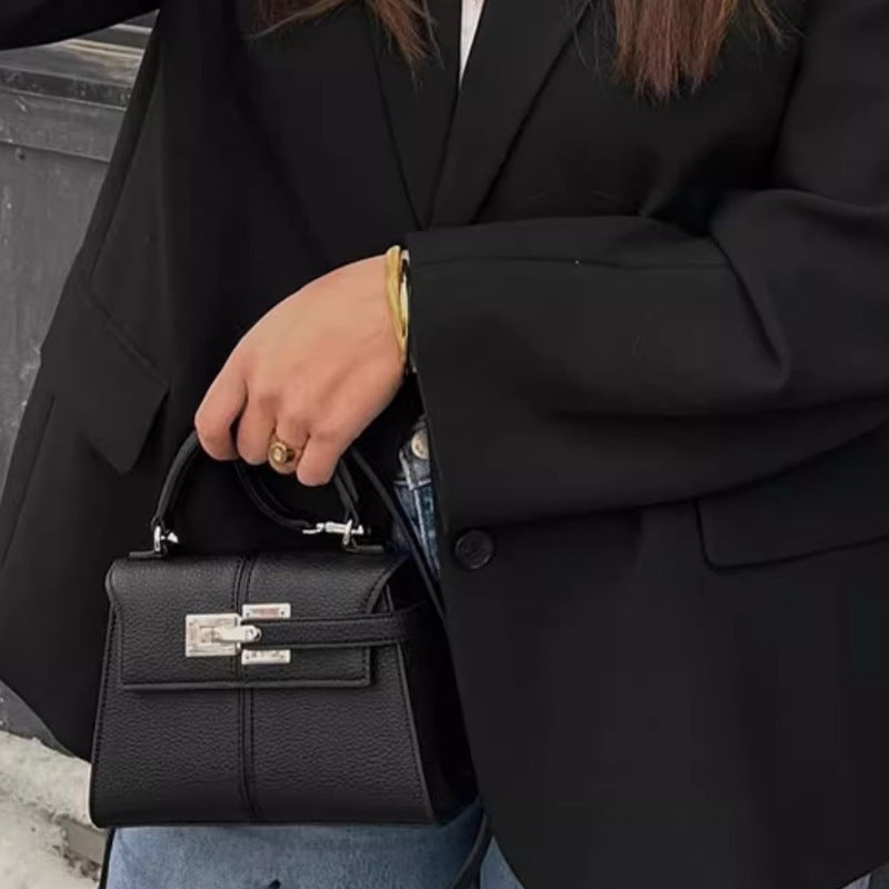 Women's Trapezoidal Kelly Trendy Versatile High Quality Women's Handbag