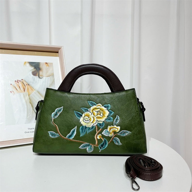 Embroidered Chinese Style National Cheongsam Matching Retro Bags